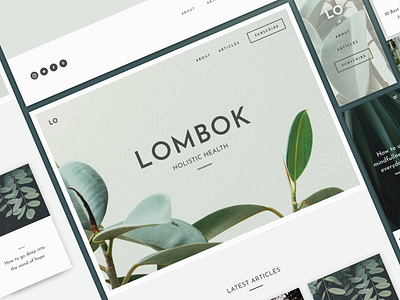 Lombok Website Theme