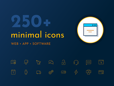 Minimal Icons icon iconography icons icons design icons set line icons minimal icons