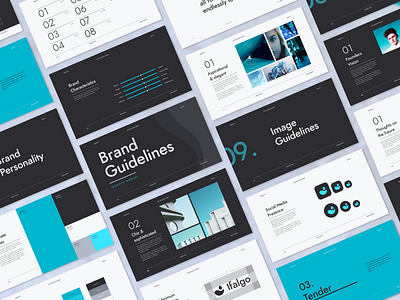 Minimal brand identity guidelines brand guide brand guideline brand guidelines brand identity brand manual branding and identity branding template