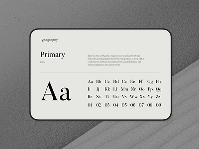 Typography brand manual