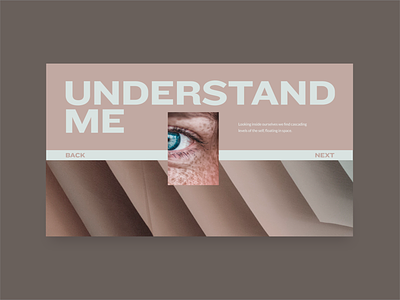 Understand Me broken grid eye life coach mauve pink web design webdesign