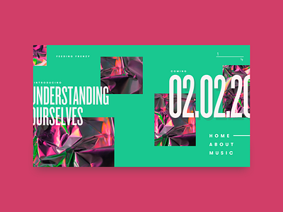 Understanding ourselves 2020 2020 trend album branding branding design electronic music neon product design web design