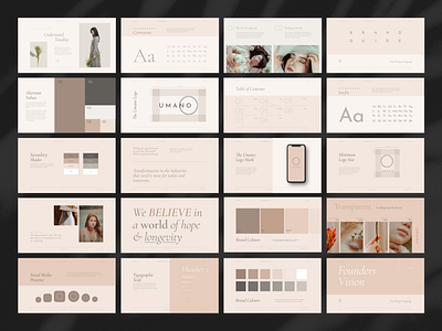 Branding Book brand manual branding presentation style guide style tile web design