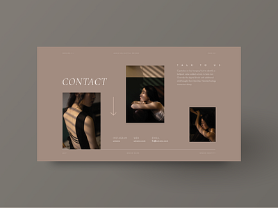 Contact brand guidelines contact deck web design