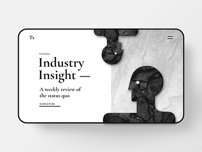 Industry update illustration art web design website