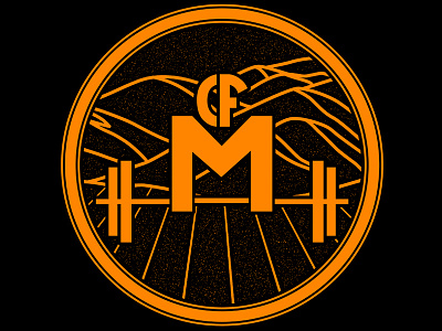 Crossfit Milpitas Logo + Shirt Design crossfit fieldcrop hills milpitas orange