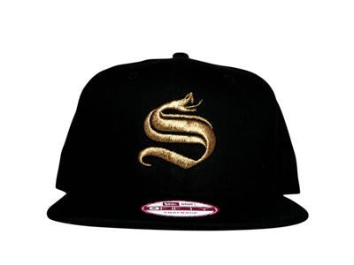 Olde English | Gold Snapback cap gold hat new era old english s snake
