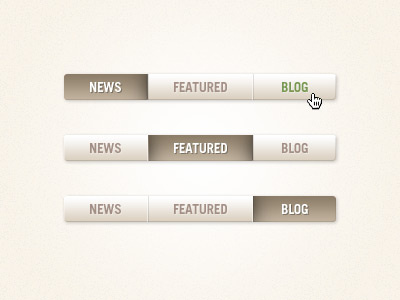 Tabs blog button featured navigation news tabs ui