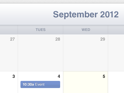 Calendar (PSD Download) calendar day event freebie month psd ui ux year