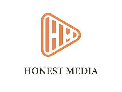 Honest Media logo monogram media honest