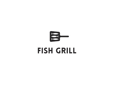 FISH GRILL fish grill negativespace