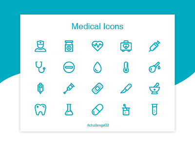 Medical Icons app design icon icon set iconography ios medical icons ui ux web website
