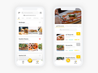 Food Delivery APP by Mengzhen Xiao on Dribbble