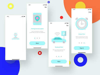 AeroPark App iOS Design