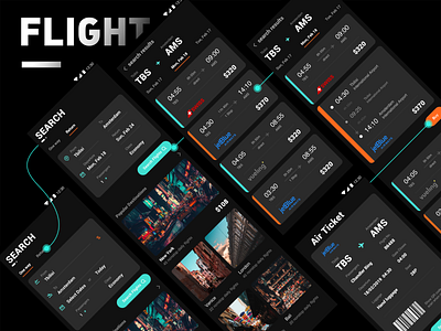 FLIGHT App ui ux 设计
