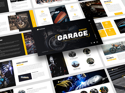 Kustom Garage - Motorcycle & Bike Presentation Template