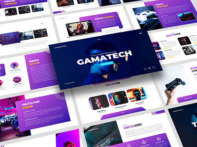 Gamatech – Esport Gaming Powerpoint Template