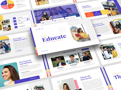 Educate – Education Course PowerPoint Template
