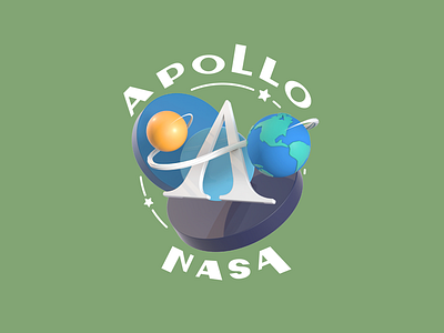 Apollo Insignia apollo cinema 4d logo nasa