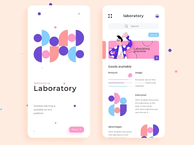 Learn Laboratory app brand identity branding branding design flat icon illustration laboratory learn learning app logo design minimal product typhography ui uiux ux vector web website