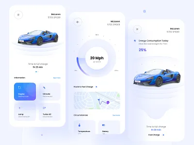 🚘 SmartCars Coming Soon 🚘 battery car cars charge concept energy future minimal nature navigation remote smartcars ui uiux ux