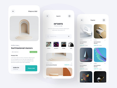 NFTARTS - Apps Concept