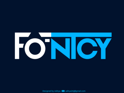 'Fontcy' logo design for ios app 7 app awesome beautiful best brand branding camera click cool flat font fontcy icon identity images instagram ios logo new photo photography picture smbol symbol ui vintage