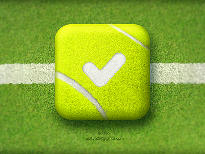 'Tennis Score' sports app icon 7 app awesome ball flat icon ios new score sports tennis ui