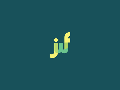 Jwf Logo best branding clean design flat graphics icon inspirational ios letters logo minimal
