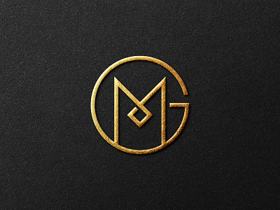 MG Monogram Logo  Monogram logo, Monogram logo design, ? logo