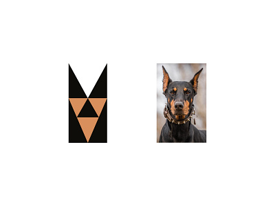 Doberman Pinscher  / Dog Logo