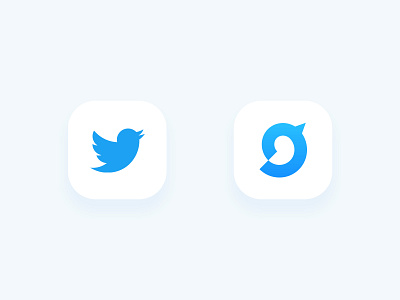 Twitter logo redesign concept.