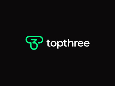 T3 | topthree logo design