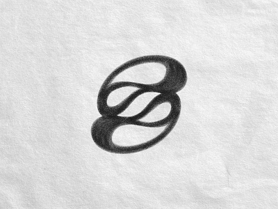 S letter sketch / logo design