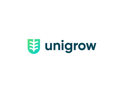 Unigrow logo design / Letter U logo design