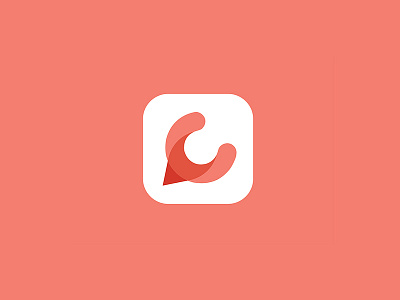 Message / Chat App Icon app best branding chat converza design icon inspiration logo message minimal symbol