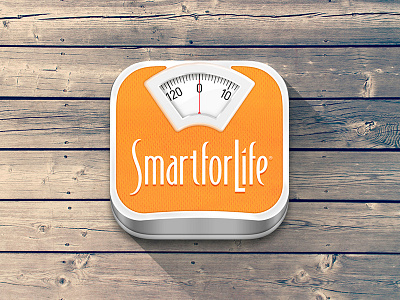 Smart For Life - Scale App Icon android app graphics icon icons ios iphone logo scale skeuomorphic ui web