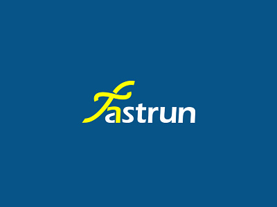 Fastrun logo for sports clothing company