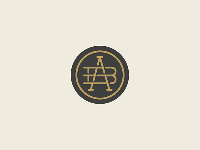 AB Mark / logo a brand creative flat icon identity illustration inspiration inspirational logo mark minimal monogram vintage