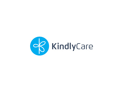 KindlyCare Logo for iOS app. brand branding illustration care creative icon kind logo logotype mark symbol