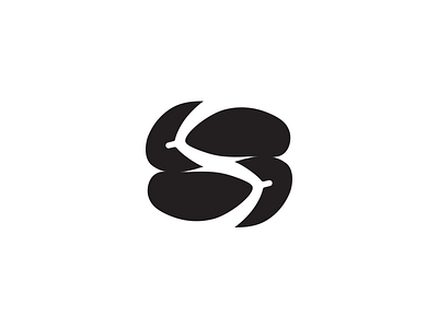 S For Sleepers Mark / Logo awesome modern minimal brand identity branding colorful color black white drawing sketch monogram idea clever illustration inspiration inspirational letter s lettermark logomark logo icon mark symbol pictogram negative space shoes awesome sleeper foot step
