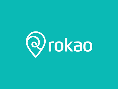 Rokao Logo Design awesome creative logos idea clever love map location house home hotel logo icon brand best logotype black airbnb creative negative space simple pin illustration minimal flat ui ios r design