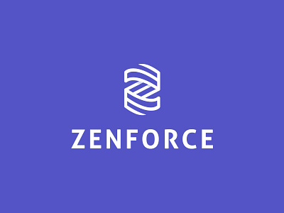 Zenforce Logo branding identity illustration inspiration best stationary logo icon mark monogram minimal simple awesome z brand symbol zen meditation