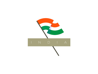 Indian Flag country flag designer graphic ahmedabad flat illustration colors design india indian