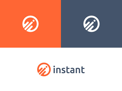 Instant Logo branding icon identity illustration logo money logotype monogram payment quick symbol