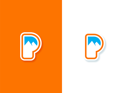 PeakPics ( Peak Pictures ) branding icon idea identity illustration inspiration logo logotype mark mountain travel