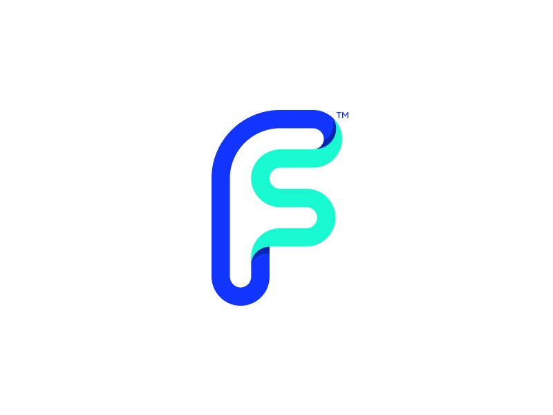 F - S Mark / Logo logogrid minimal s illustration monogram symbol mark identity branding idea icon logo
