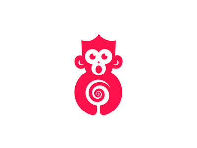 Monkey Loves Candy animal branding candy icon idea identity illustration logo mark monkey monogram symbol