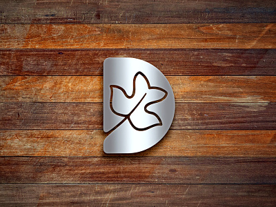 D Logo Mark 3d app icon inspiration leaf lettering logo logotype science tech typography