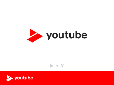 YouTube Logo Redesign Concept branding idea inspirationcolors logo movie rebranding videos youtube